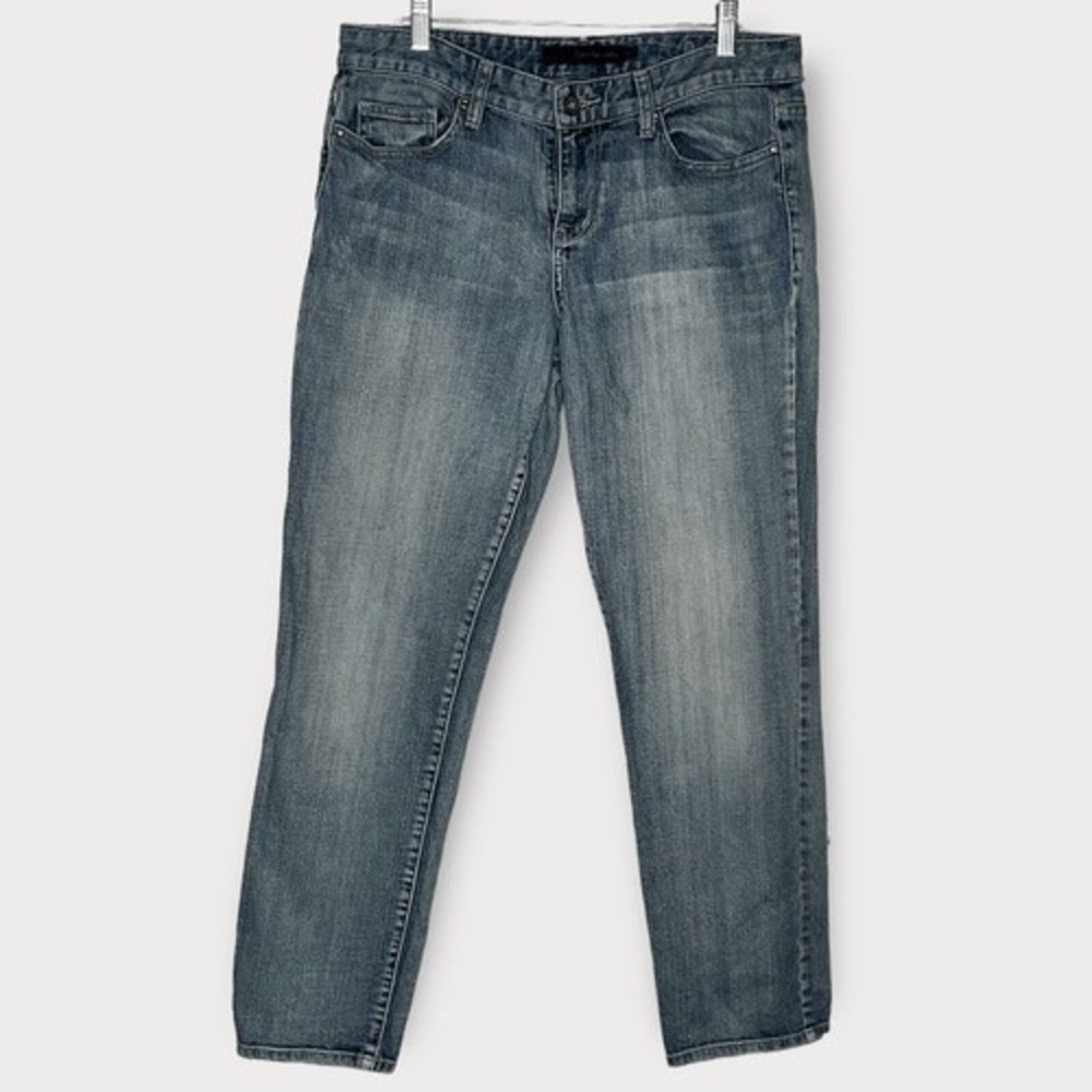 Calvin Klein Boyfriend Blue Black label Slim Straight Jeans Women‎ 30/10 China